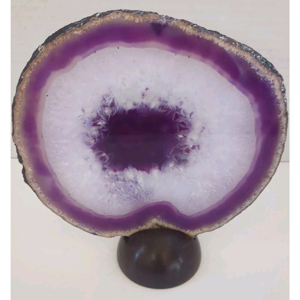 Purple Beautiful Agate Slice